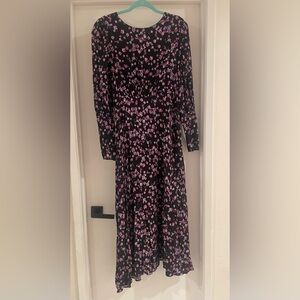 H&M Floral Maxi Dress with Open Back